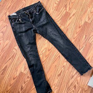 Marine Layer Original Slim Fit Jean // Medium Black // 36x32